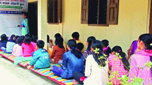 কমলগঞ্জে বৃন্দারাণীর মণিপুরী ভাষার স্কুল